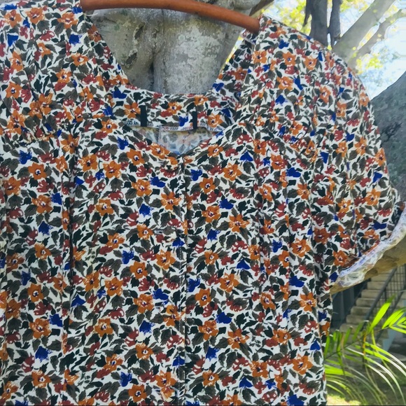 Vintage Retro 90’s Floral Preppy Romper - Picture 6 of 8